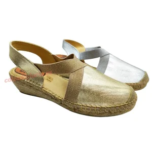 Alpargata con gomas cruzadas Salvi Calzados