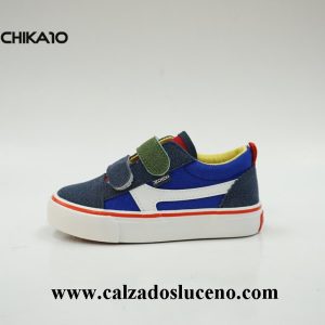 Chica10 Zapatilla Lona Velcro Niño